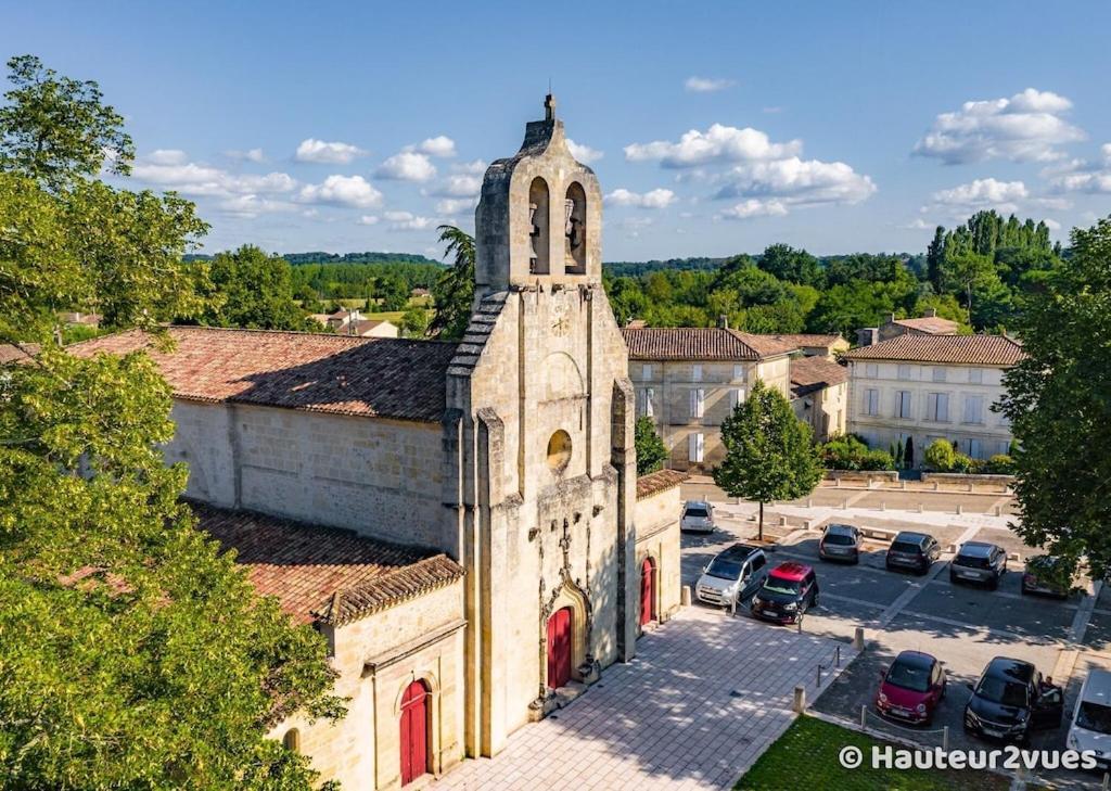 Vila Gironde Style House Bordering The River Sainte-Terre Exteriér fotografie